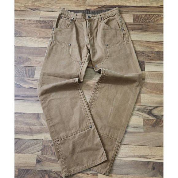Dickies Duck Canvas Double Knee Pants -Brown 30 X 32
